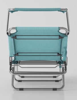 Preview: FIAM® Liegestuhl AMIGO TOP Hellblau